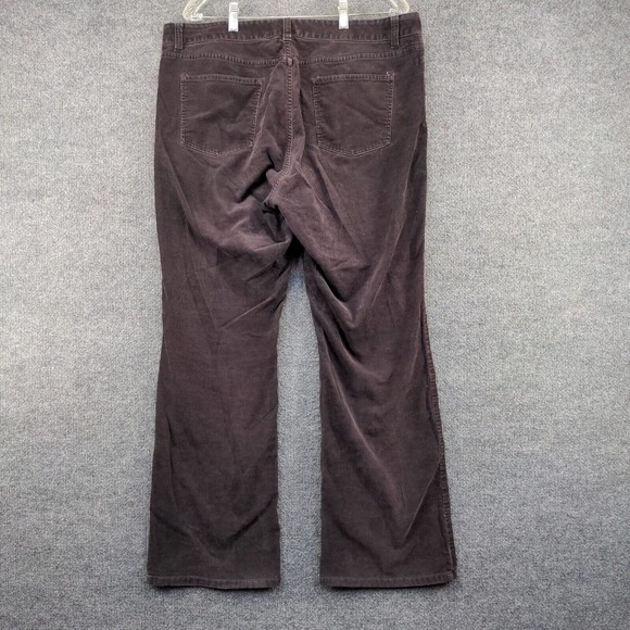 Talbots Women's Curvy Corduroy Jeans Brown Plus Size 16 5-Pocket - Picture 8 of 15
